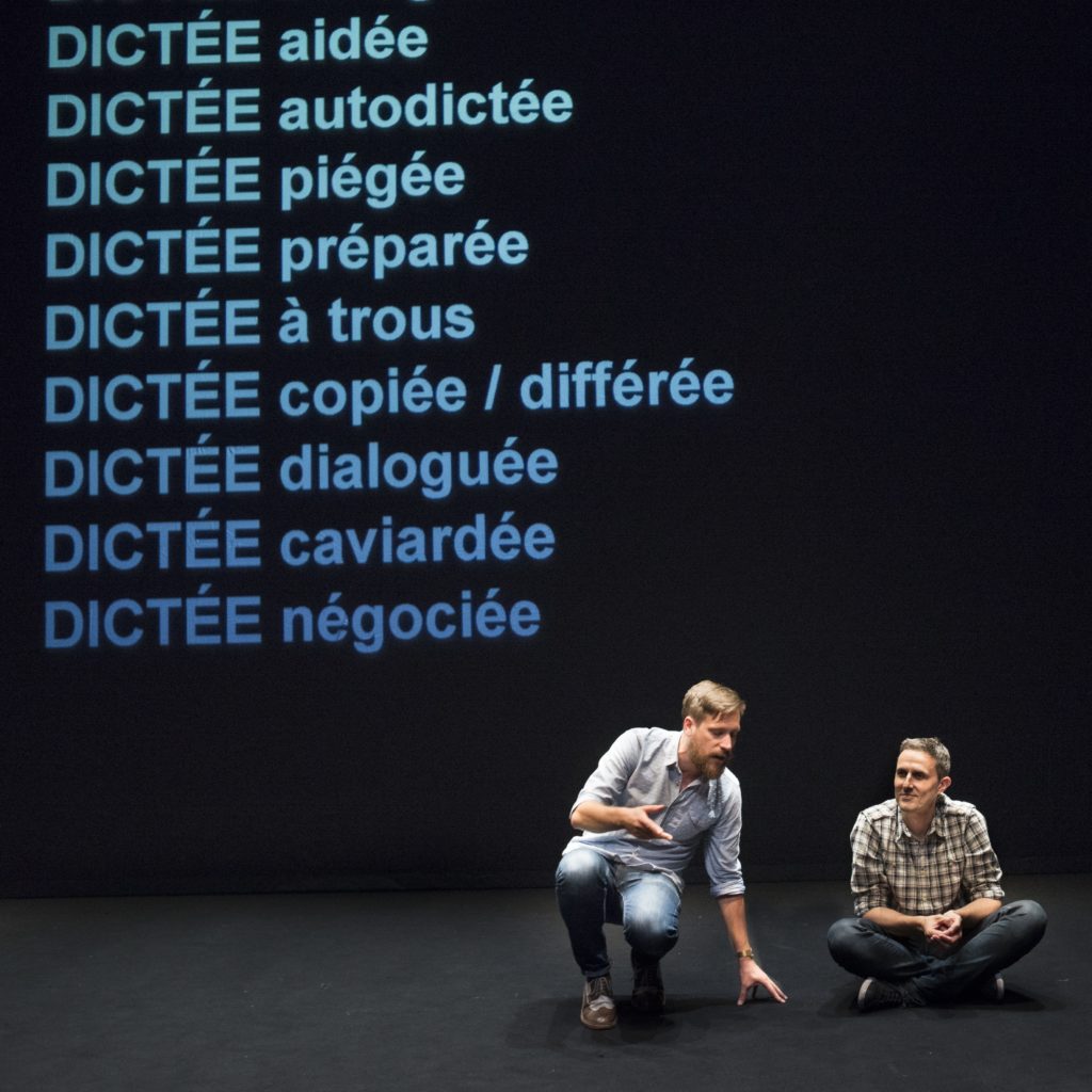Arnaud Hoedt et Jérôme Piron dans "La Convivialité", photo Véronique Vercheval