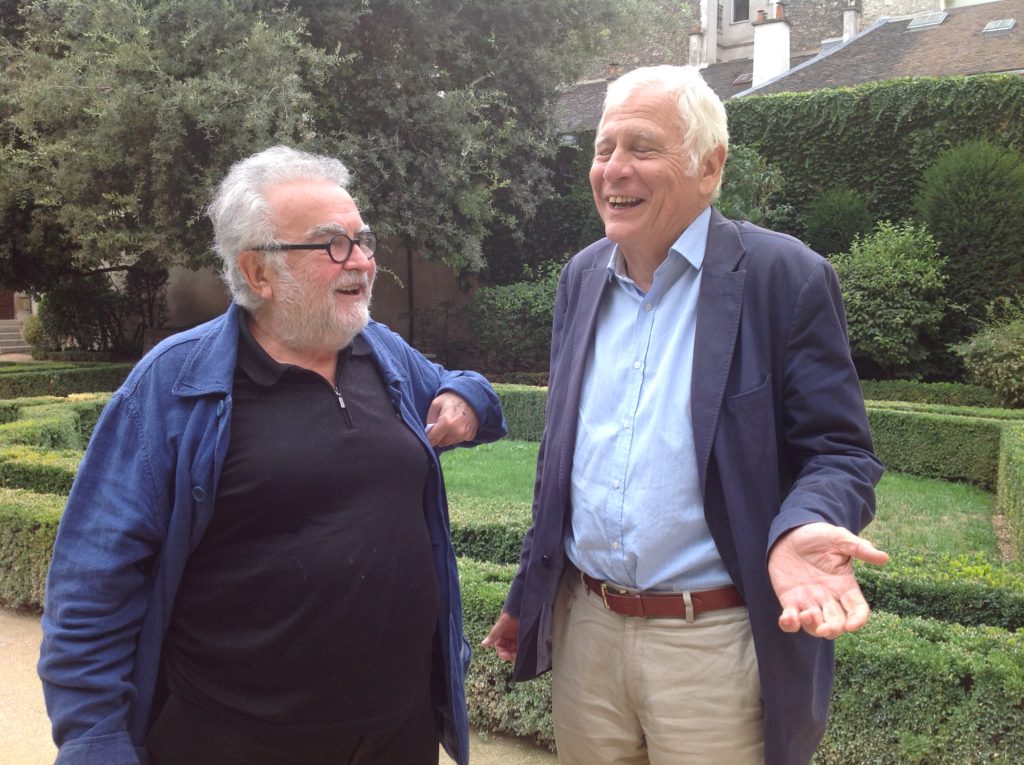 Georges Banu et Bernard Debroux_2015, photo Dmvmc